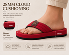 Comfort That Moves With You. Red