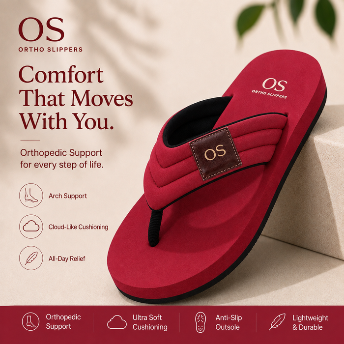 Comfort That Moves With You. Red