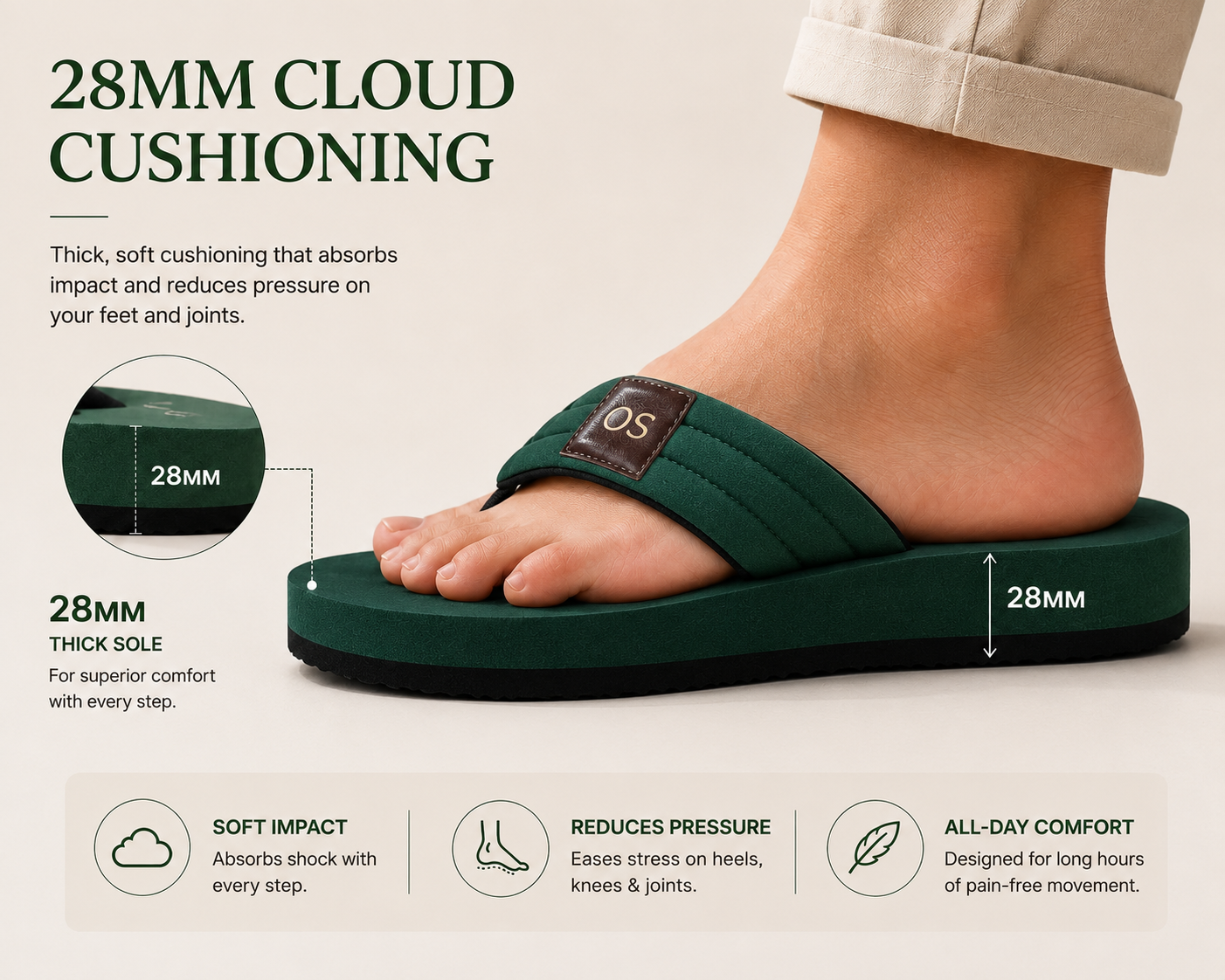 Comfort That Moves With You Green