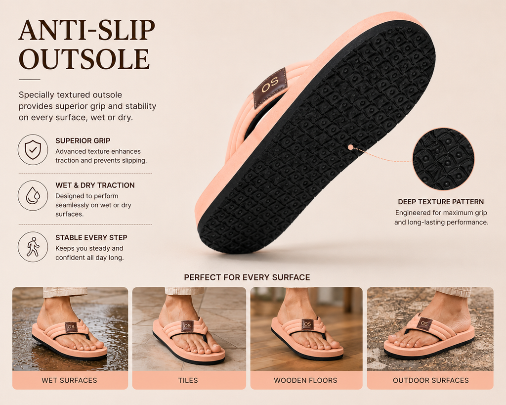 Comfort That Moves With You. Peach