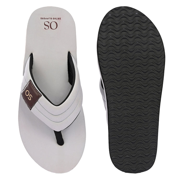 Ortho Slippers Mist Grey Ladies with Multilayer Shock Absorption Technology and Comfort